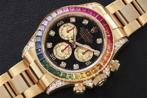 rolex multicolore|rolex daytona rainbow cost.